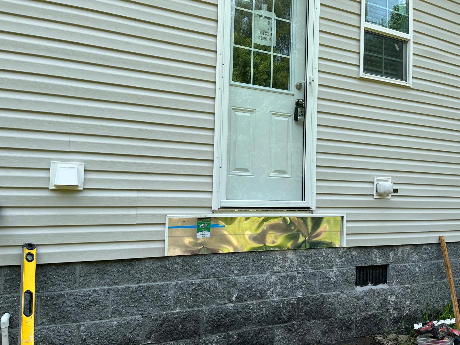 Pressure-Treated Entry Decks with Straight-Out Staircases